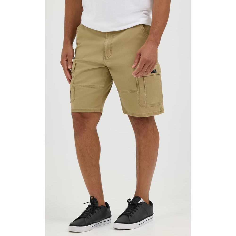 Wrangler Authentics Mens Classic Cargo Shorts Khaki Tan 44 Outdoors Chore Hiking